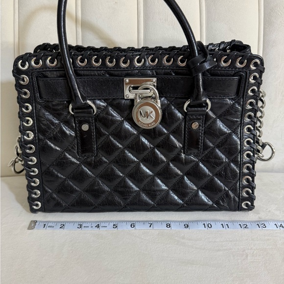 MICHAEL Michael Kors Hippie Grommet Hamilton Large Tote. - Picture 9 of 16